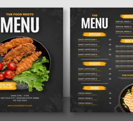 Menu Design & Printing